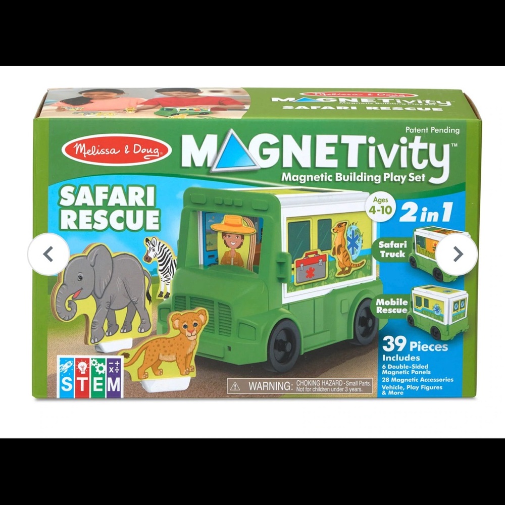 Melissa & Doug Magnetivity Playset: Safari Rescue